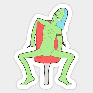 Dope Alien Sticker